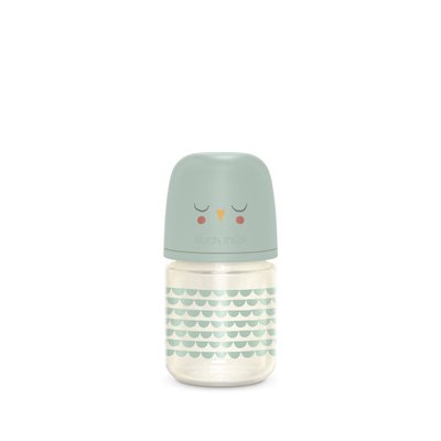 Biberon verre 120ml avec tétine S bonhomia SUAVINEX