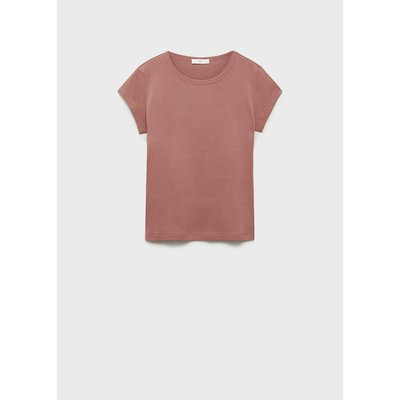T-shirt 100 % coton manches courtes MANGO