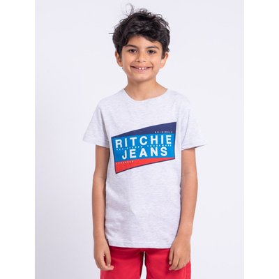 T-shirt Manches Courtes Col Rond Pur Coton Noblake-j RITCHIE
