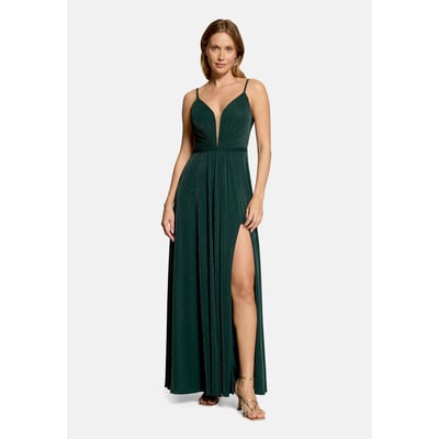 Robe de soirée à fils de fil textile VERA MONT