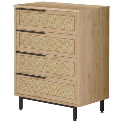 Commode en aggloméré et effet cannage Only HANAH HOME