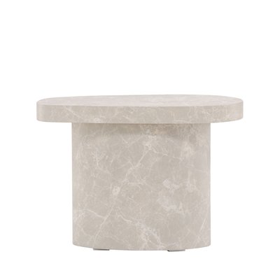 Table d'appoint organique en effet marbre   - Bastad VENTURE HOME