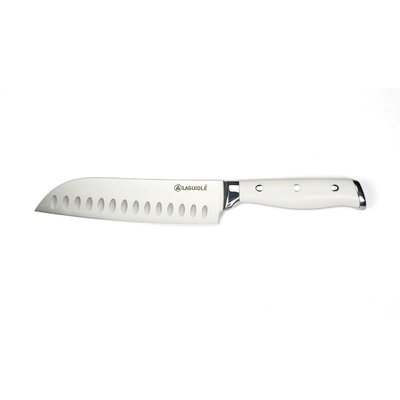Couteau santoku blanc 32cm - "Elégance" LAGUIOLE CUISSON