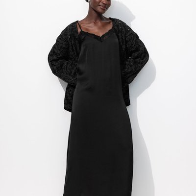 Robe longue en satin PROMOD