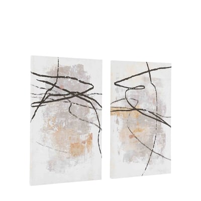 Set of 2 Tangle Framed Canvas ÉDITÉ