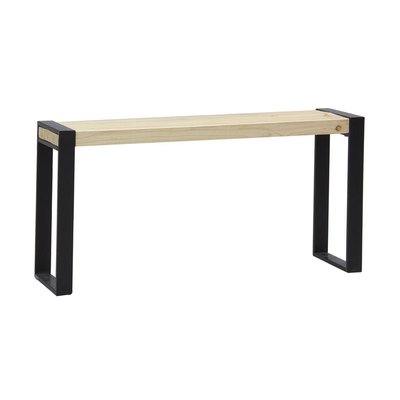Banc en pin et métal AUBRY GASPARD