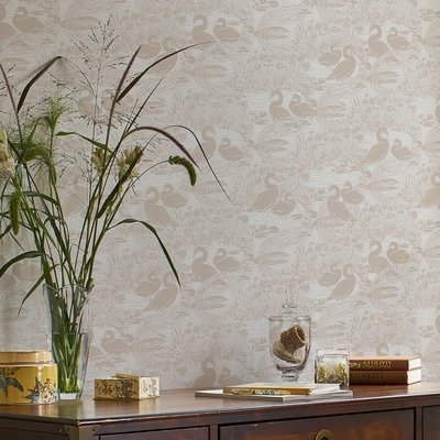 Papier peint Oiseaux Cygnes Dove LAURA ASHLEY