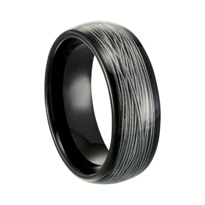 LIORIN - Tungsten and silver ring JOURDAN BIJOUX