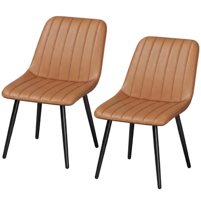 Chaise de salle à manger Revêtement HOMCOM