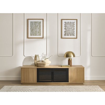 Meuble TV 160 cm placage, THEMYS BOBOCHIC