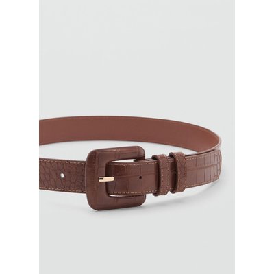 Ceinture effet croco MANGO