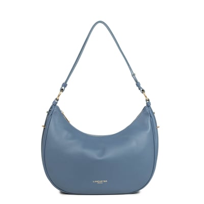 Sac besace zippé en cuir L, DONNA ARIA LANCASTER