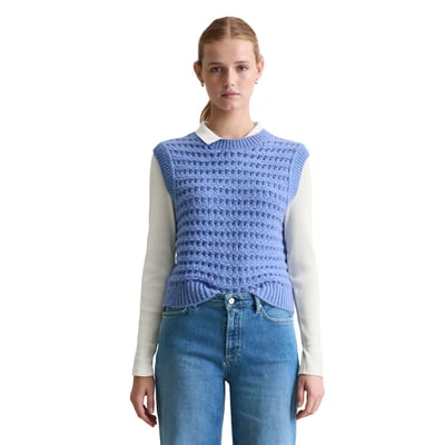 Pull-over régulier en doux mélange de laine vierge MARC O’POLO DENIM