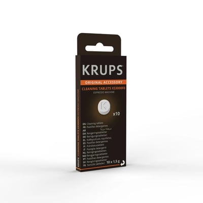 Pastille x10 pastilles de nettoyage machine café KRUPS