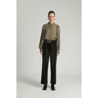 Pantaloni dritti in velluto SEE U SOON