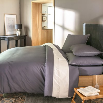 Parure de lit percale SYDNEY TERRE DE NUIT