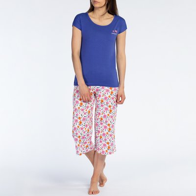 Pyjama met kuitbroek, korte mouwen Colorama NAF NAF