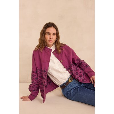Veste à manches longues brodée en coton VALERY Maison 123
