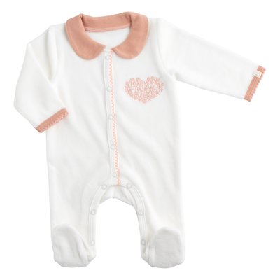 Pyjama bébé avec col en velours SAUTHON