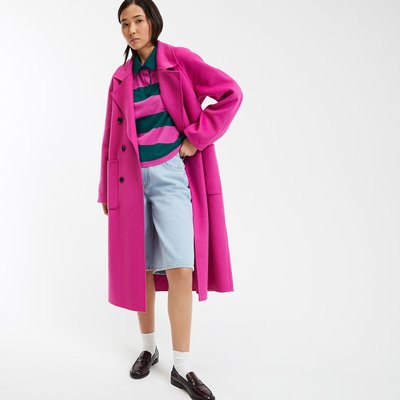 Oversized jas in mixed wol, Signature MARTIAL LA REDOUTE COLLECTIONS