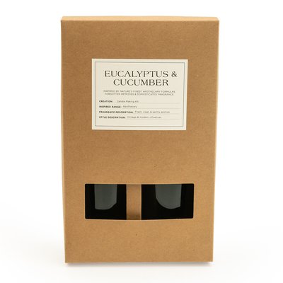 Apothecary Eucalyptus & Cucumber Candle Making Kit SO'HOME