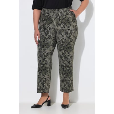 Pantalon en jersey, motif peau de serpent ULLA POPKEN