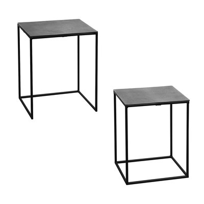 Set de 2 bouts de canapés rectangulaire TABLE PASSION