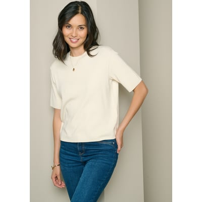 Pull manches courtes col rond LOLALIZA