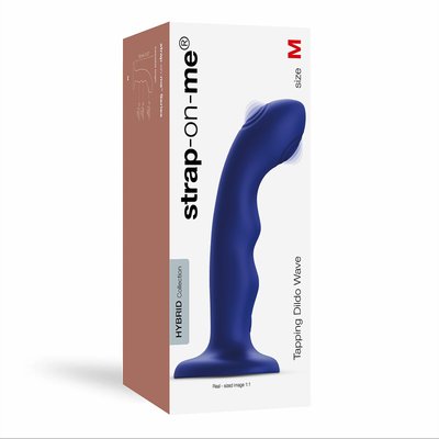 Dildo vibrant double tapotement Wave STRAP-ON-ME