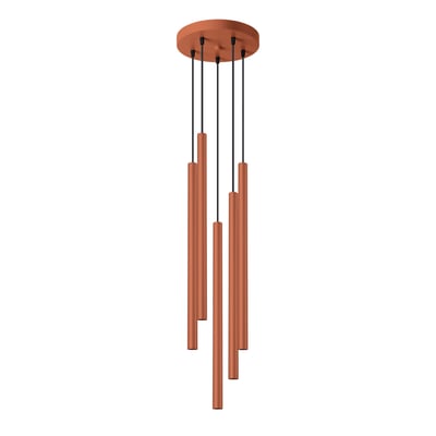 Suspension Acier Ocre Rouge G9 5 Pastelo EDEN