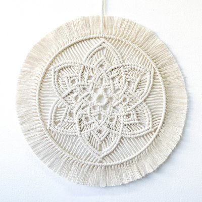 Decoração de parede em macramé MANDALA, Macramar MACRAMAR
