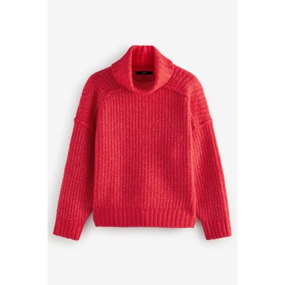 Pull col roulé à grosses côtes avec alpaga NEXT