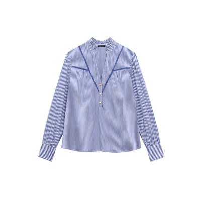 Blouse rayée découpes dentelle CAYCE ONE STEP