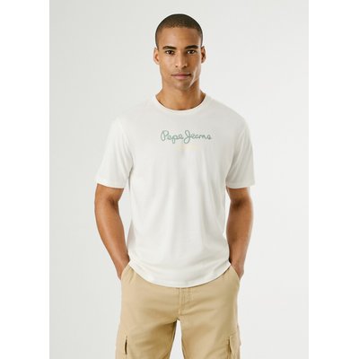Camiseta con cuello redondo y estampado PEPE JEANS