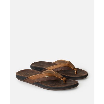 Tongs BELL.S LEATHER OPEN TOE RIP CURL