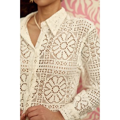 Chemisier manches longues col chemise uni CLINT LA PETITE ETOILE