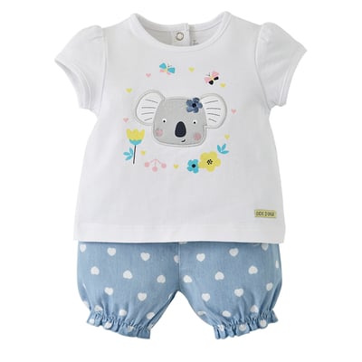 Ensemble short bebe fille jean SUCRE D'ORGE