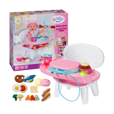Baby born Table d'alimentation Lumineuse et sonore ZAPF CREATION
