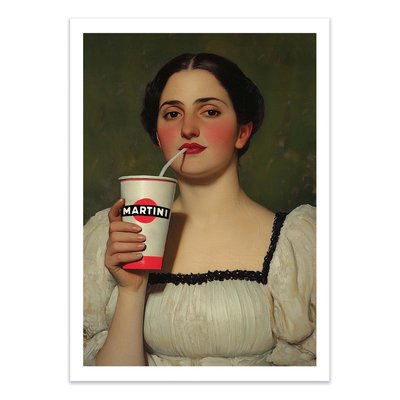 Affiche 30x40 cm - Casual Martini - Dikhomoty WALL EDITIONS
