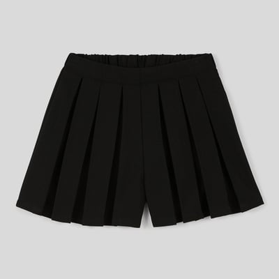 Short plissé uni MONOPRIX