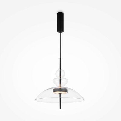 Suspension LED moderne - verre silhouette dôme NORA PIER IMPORT
