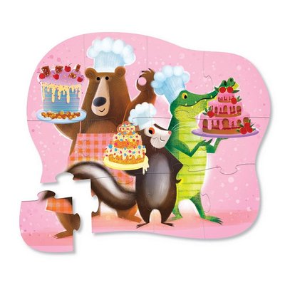 Mini puzzle - 12 pieces - Sweet Treats CROCODILE CREEK