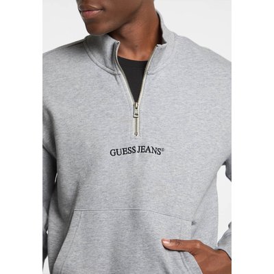 Sweat-Shirt Col Camionneur À Logo GUESS
