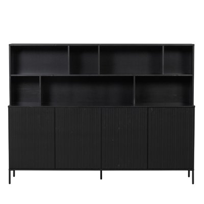 Buffet en bois 7 niches L200cm- NEW GRAVURE WOOOD