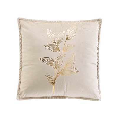 Coussin Velours Oxalis metalise DOUCEUR D'INTÉRIEUR