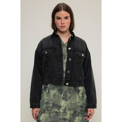 Veste jean noir oversize femme 2025