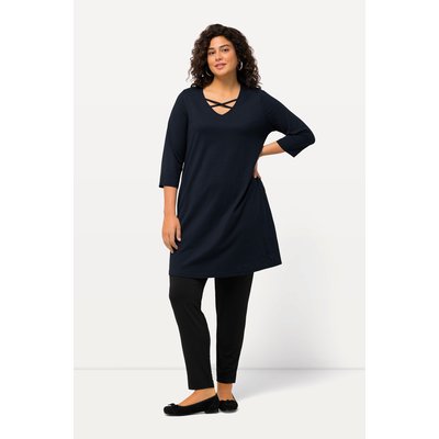 T-shirt long, bandes décoratives ULLA POPKEN