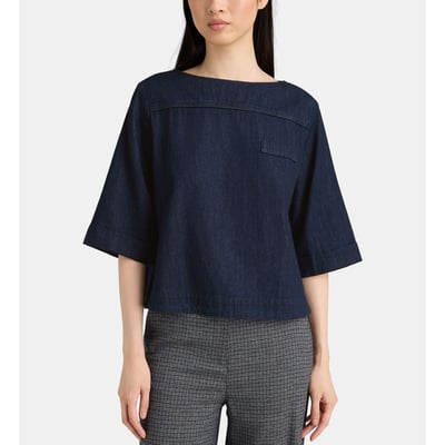 Top droit otto coton denim JODHPUR