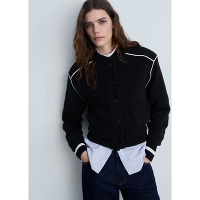 Veste bomber maille MANGO