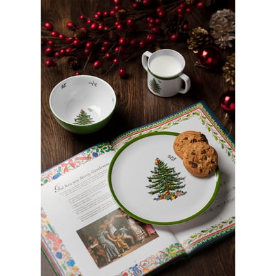 3-Piece Christmas Tree Children's Dinner Set  SPODE
